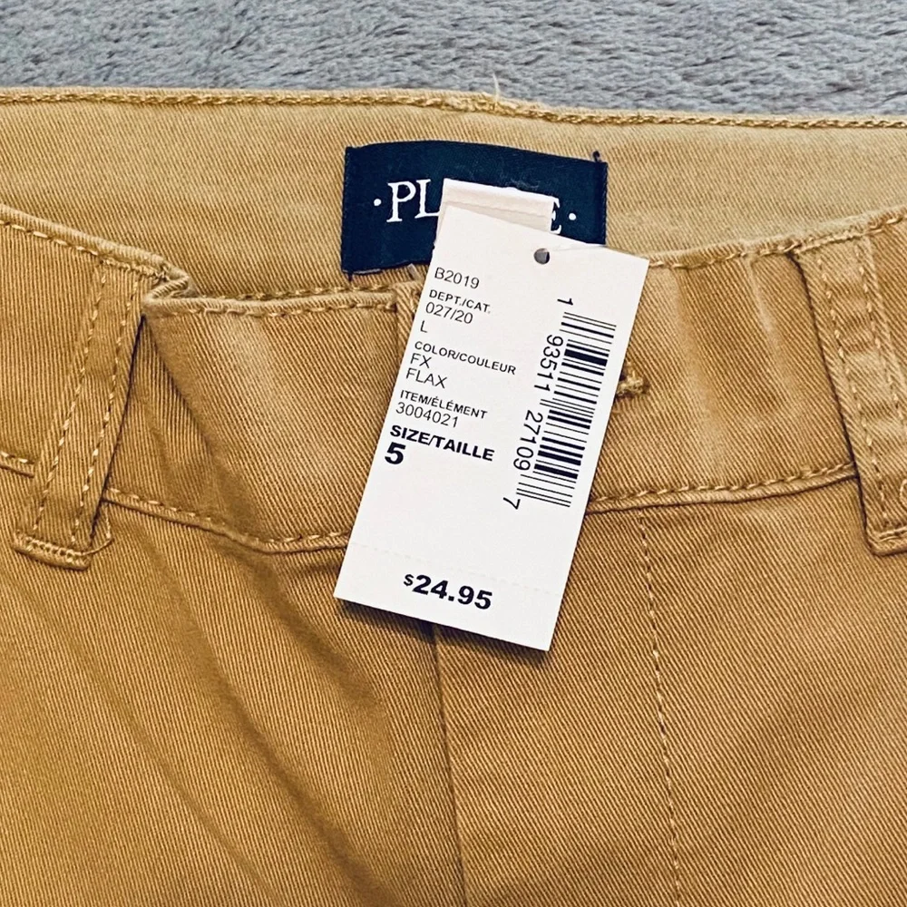Khaki Chino Flax Boys Uniform Pants Skinny Leg Children’s Place